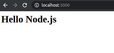 Resposta do servidor Node.js