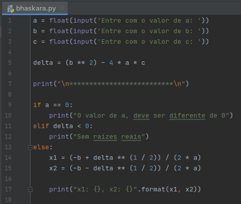 Código Script Python