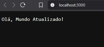 Resultado no navegador